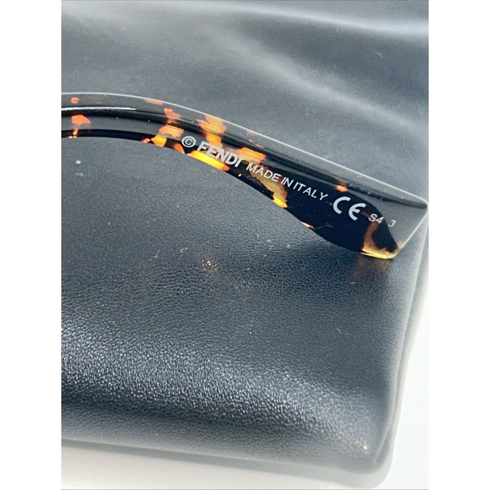 Fendi Special Edition Sunnies FF0139S N6DHD Havana Spotted Crystals Black & Case - Picture 8 of 13